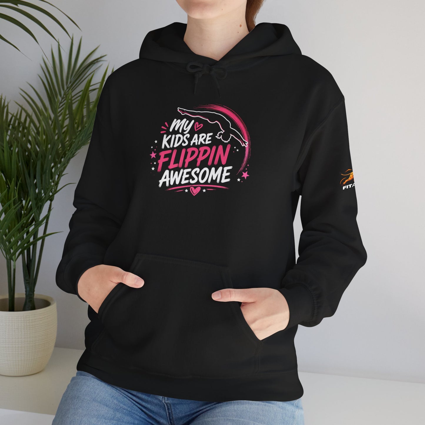 "My Kids Are Flippin' Awesome" | Number 1 Fan Personalized Parents Hoodie