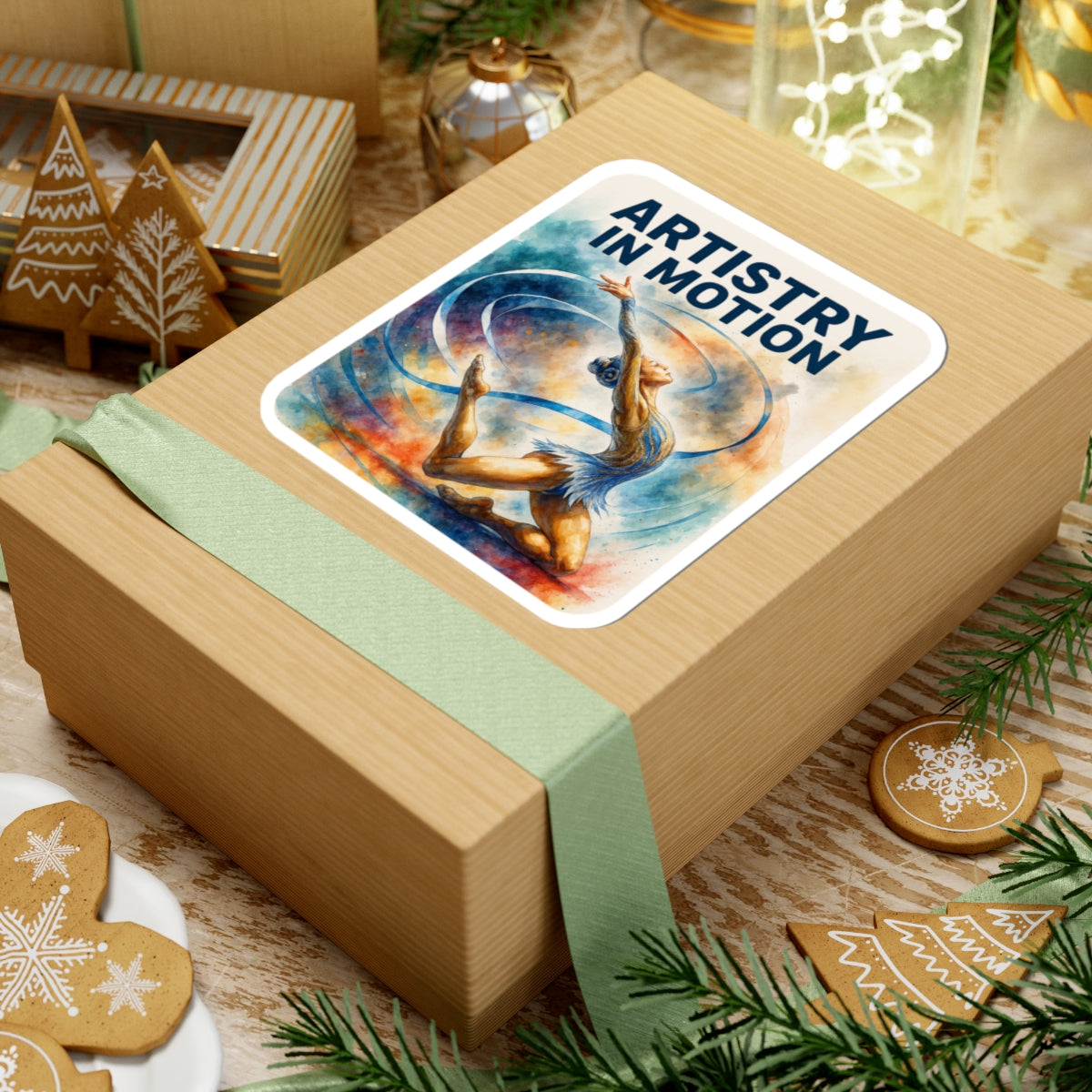 Rhythmic Gymnastics Kiss-Cut Stickers