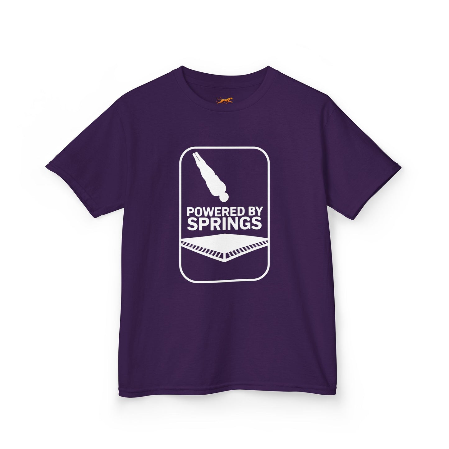 Powered by Springs Trampoline Kids Tee