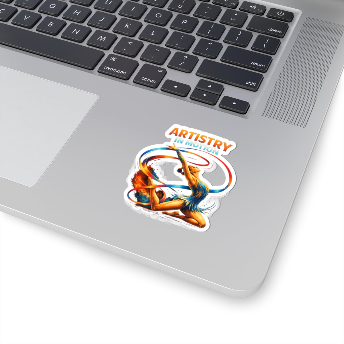 Artistry in Motion Gymnastics Sticker — Rhythmic Dance Kiss-Cut Sticker