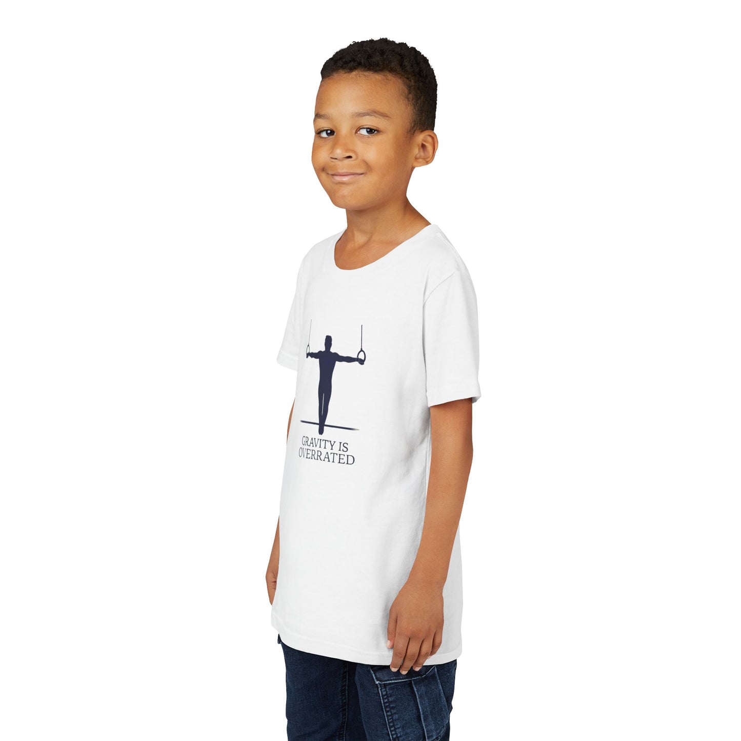 'Gravity is Overrated' Rings Youth T-shirt