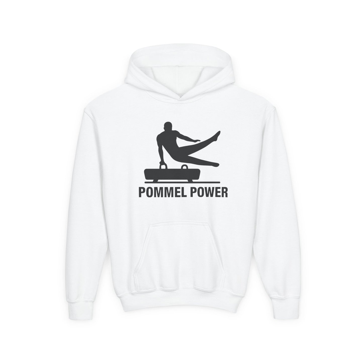Pommel Power Gymnastics Youth Hoodie