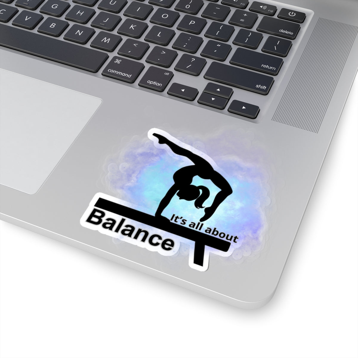 Gymnastics Kiss-Cut Stickers - Artistic Balance Sports Decor Gift for Gymnast Laptop Stickers